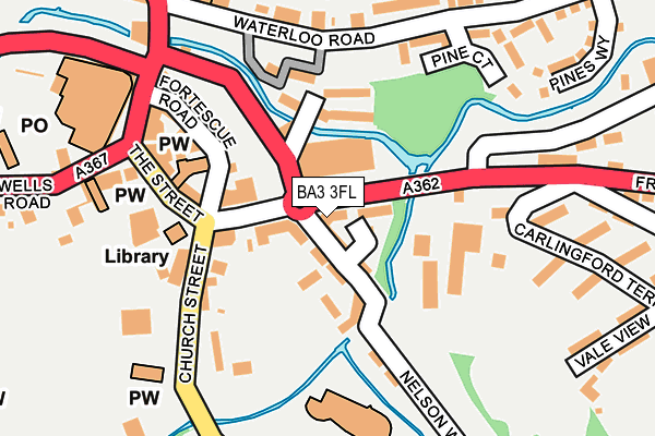 BA3 3FL map - OS OpenMap – Local (Ordnance Survey)