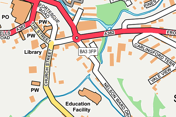 BA3 3FP map - OS OpenMap – Local (Ordnance Survey)