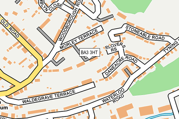 BA3 3HT map - OS OpenMap – Local (Ordnance Survey)