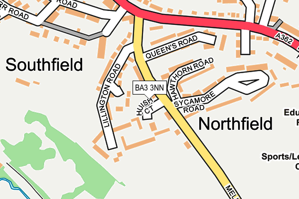 BA3 3NN map - OS OpenMap – Local (Ordnance Survey)