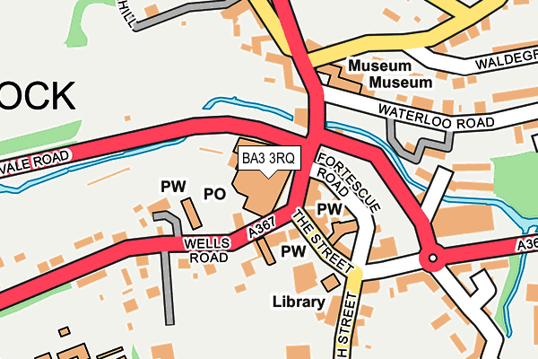 BA3 3RQ map - OS OpenMap – Local (Ordnance Survey)