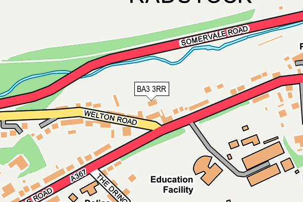 BA3 3RR map - OS OpenMap – Local (Ordnance Survey)