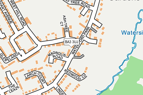 BA3 3UJ map - OS OpenMap – Local (Ordnance Survey)