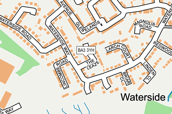 BA3 3YH map - OS OpenMap – Local (Ordnance Survey)