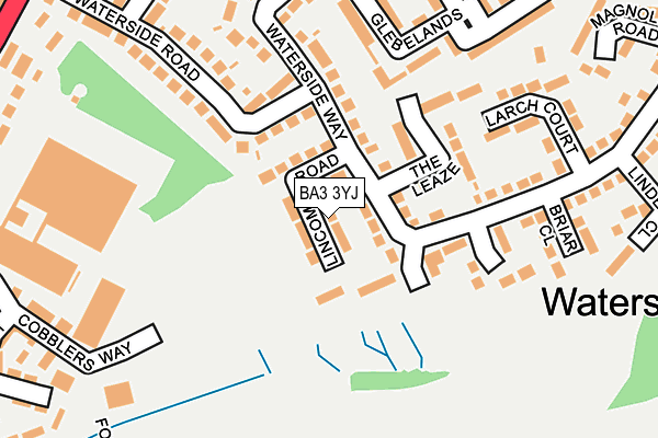 BA3 3YJ map - OS OpenMap – Local (Ordnance Survey)