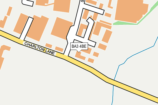 BA3 4BE map - OS OpenMap – Local (Ordnance Survey)