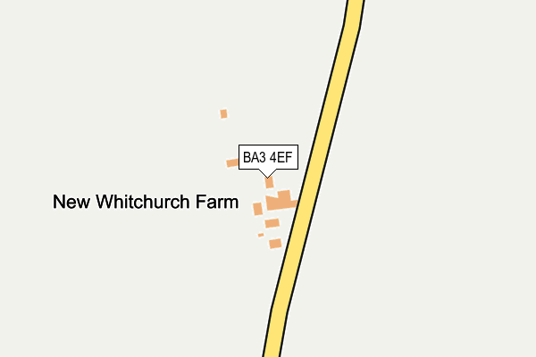 BA3 4EF map - OS OpenMap – Local (Ordnance Survey)