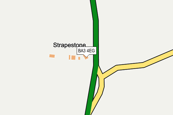 BA3 4EG map - OS OpenMap – Local (Ordnance Survey)