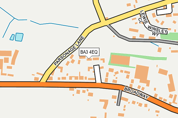 BA3 4EQ map - OS OpenMap – Local (Ordnance Survey)