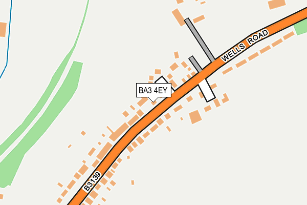 BA3 4EY map - OS OpenMap – Local (Ordnance Survey)