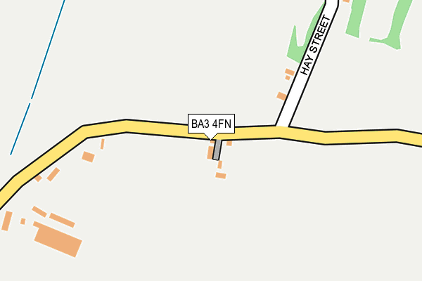 BA3 4FN map - OS OpenMap – Local (Ordnance Survey)