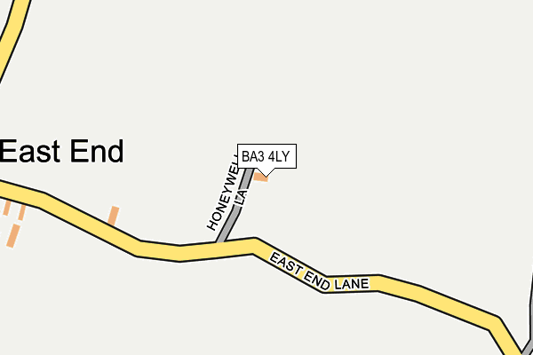 BA3 4LY map - OS OpenMap – Local (Ordnance Survey)