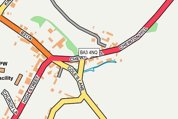 BA3 4NQ map - OS OpenMap – Local (Ordnance Survey)