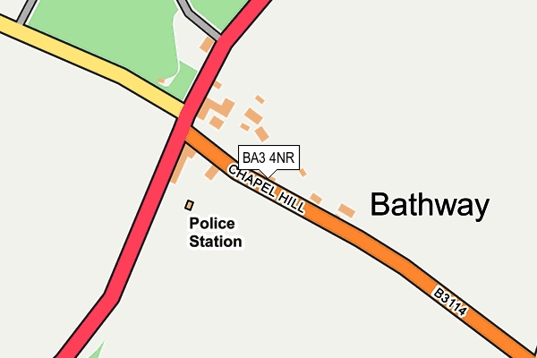 BA3 4NR map - OS OpenMap – Local (Ordnance Survey)