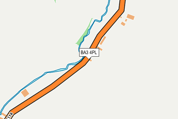 BA3 4PL map - OS OpenMap – Local (Ordnance Survey)