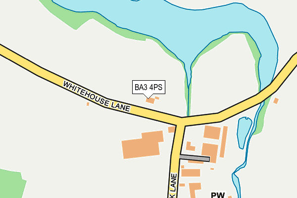 BA3 4PS map - OS OpenMap – Local (Ordnance Survey)