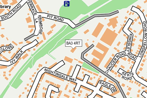 BA3 4RT map - OS OpenMap – Local (Ordnance Survey)