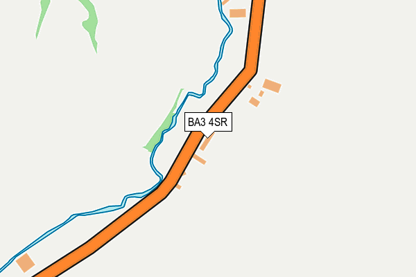 BA3 4SR map - OS OpenMap – Local (Ordnance Survey)