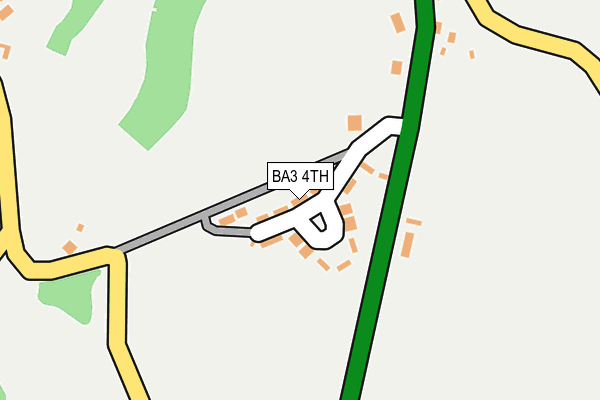 BA3 4TH map - OS OpenMap – Local (Ordnance Survey)