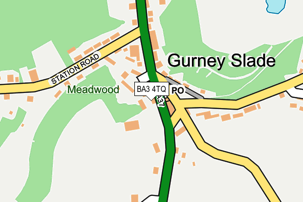 BA3 4TQ map - OS OpenMap – Local (Ordnance Survey)