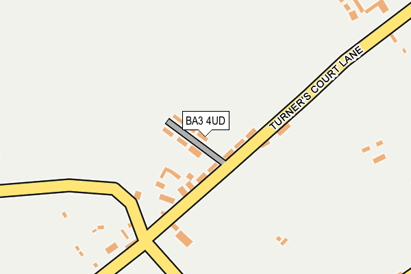 BA3 4UD map - OS OpenMap – Local (Ordnance Survey)
