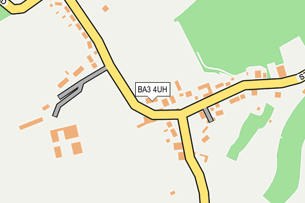 BA3 4UH map - OS OpenMap – Local (Ordnance Survey)