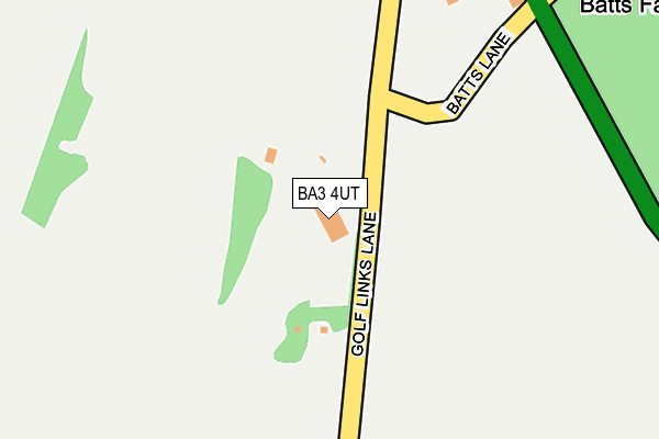 BA3 4UT map - OS OpenMap – Local (Ordnance Survey)