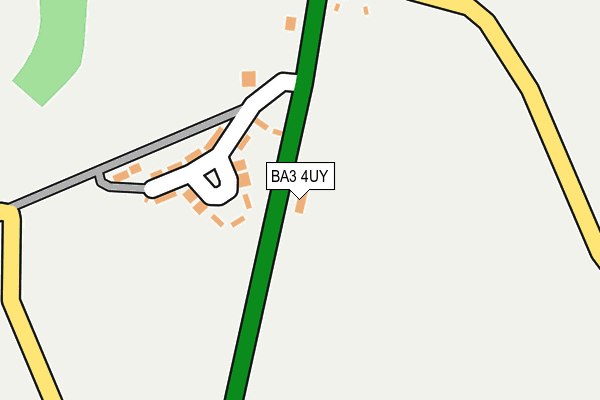 BA3 4UY map - OS OpenMap – Local (Ordnance Survey)