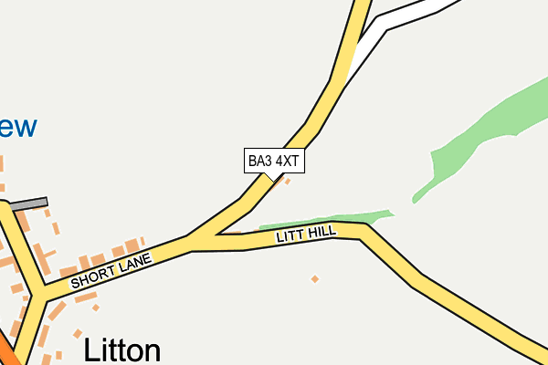 BA3 4XT map - OS OpenMap – Local (Ordnance Survey)