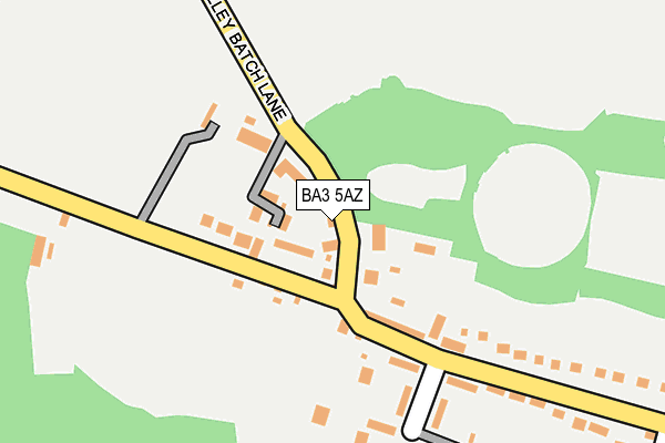 BA3 5AZ map - OS OpenMap – Local (Ordnance Survey)