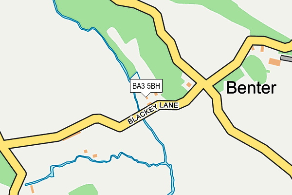 BA3 5BH map - OS OpenMap – Local (Ordnance Survey)