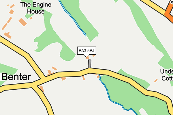 BA3 5BJ map - OS OpenMap – Local (Ordnance Survey)