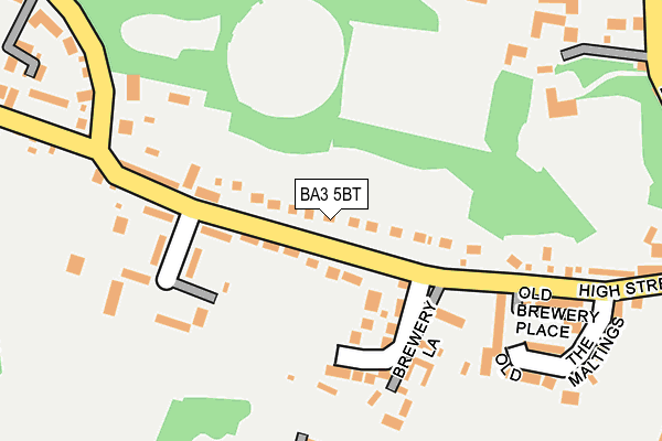 BA3 5BT map - OS OpenMap – Local (Ordnance Survey)