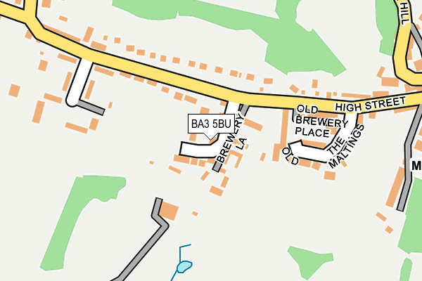 BA3 5BU map - OS OpenMap – Local (Ordnance Survey)