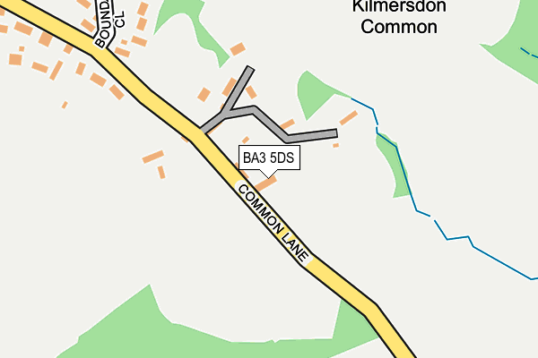 BA3 5DS map - OS OpenMap – Local (Ordnance Survey)