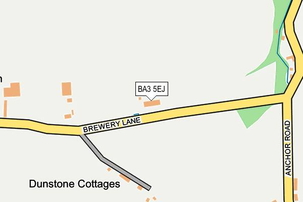 BA3 5EJ map - OS OpenMap – Local (Ordnance Survey)