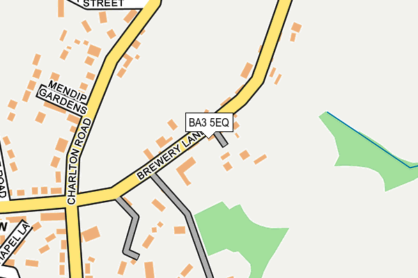 BA3 5EQ map - OS OpenMap – Local (Ordnance Survey)