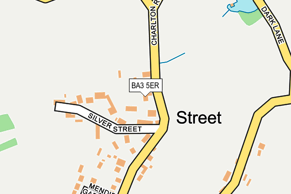 BA3 5ER map - OS OpenMap – Local (Ordnance Survey)