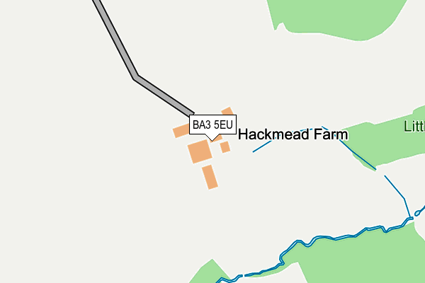 BA3 5EU map - OS OpenMap – Local (Ordnance Survey)