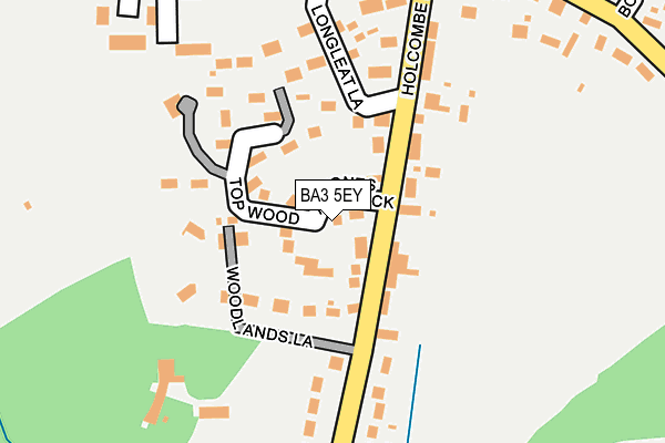 BA3 5EY map - OS OpenMap – Local (Ordnance Survey)