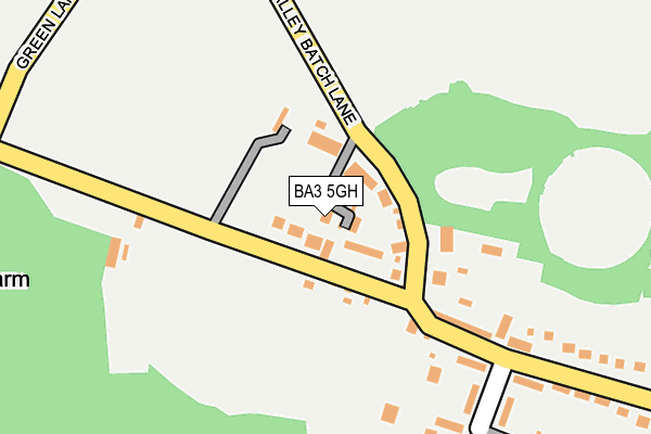 BA3 5GH map - OS OpenMap – Local (Ordnance Survey)