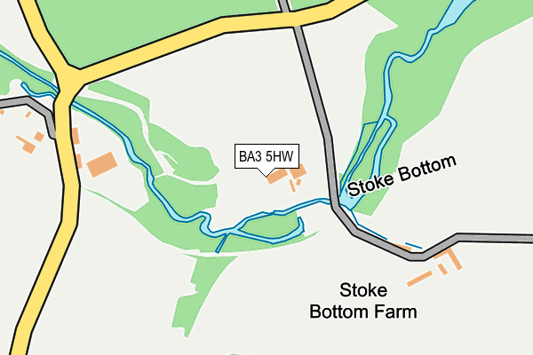 BA3 5HW map - OS OpenMap – Local (Ordnance Survey)