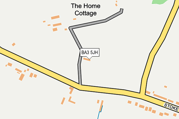 BA3 5JH map - OS OpenMap – Local (Ordnance Survey)