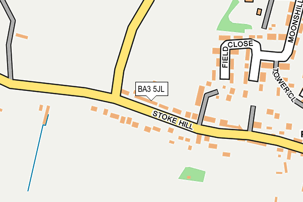 BA3 5JL map - OS OpenMap – Local (Ordnance Survey)