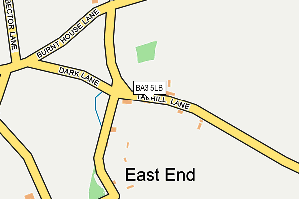 BA3 5LB map - OS OpenMap – Local (Ordnance Survey)