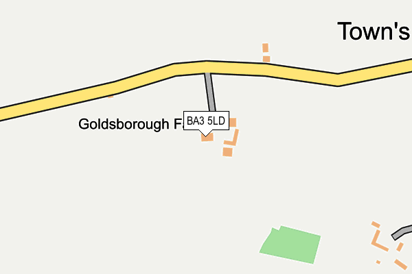 BA3 5LD map - OS OpenMap – Local (Ordnance Survey)