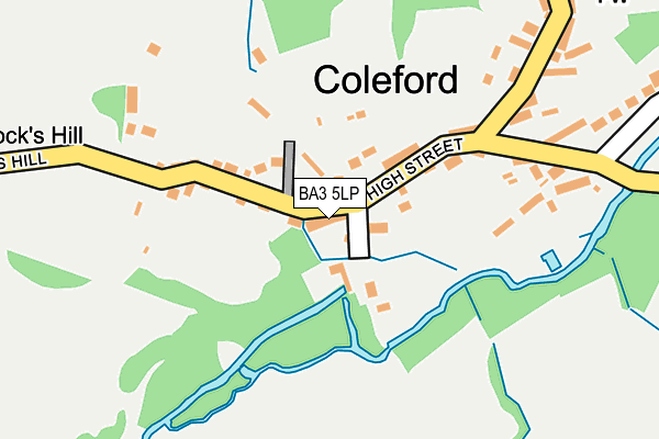 BA3 5LP map - OS OpenMap – Local (Ordnance Survey)