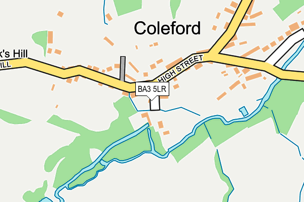 BA3 5LR map - OS OpenMap – Local (Ordnance Survey)