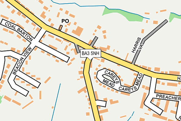 BA3 5NH map - OS OpenMap – Local (Ordnance Survey)