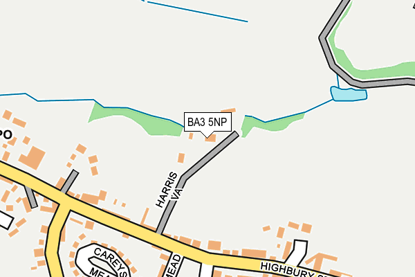 BA3 5NP map - OS OpenMap – Local (Ordnance Survey)